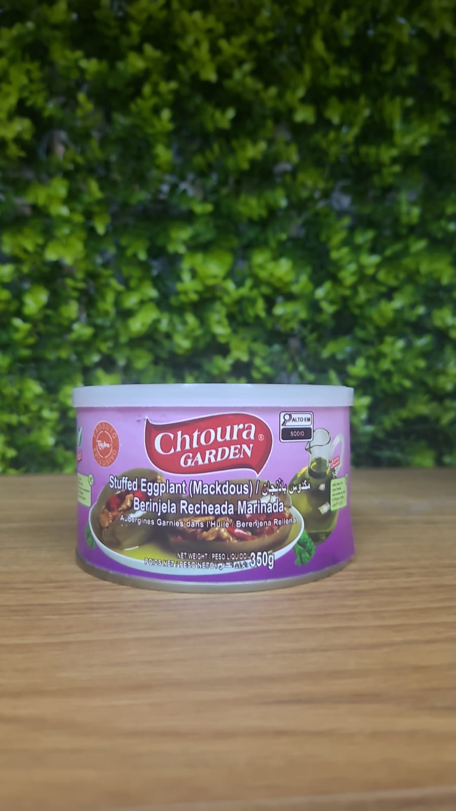 Beringela Recheada com Nozes Marinada