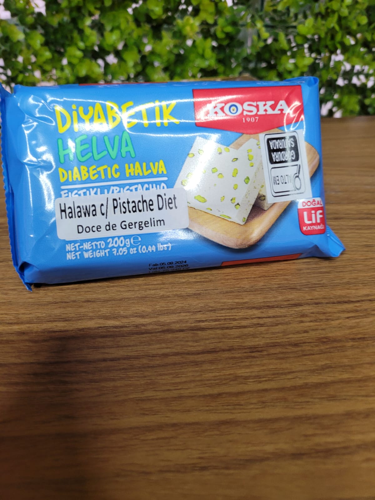 Halawa Doce de Gergelim Koska Tradicional Sem Açucar