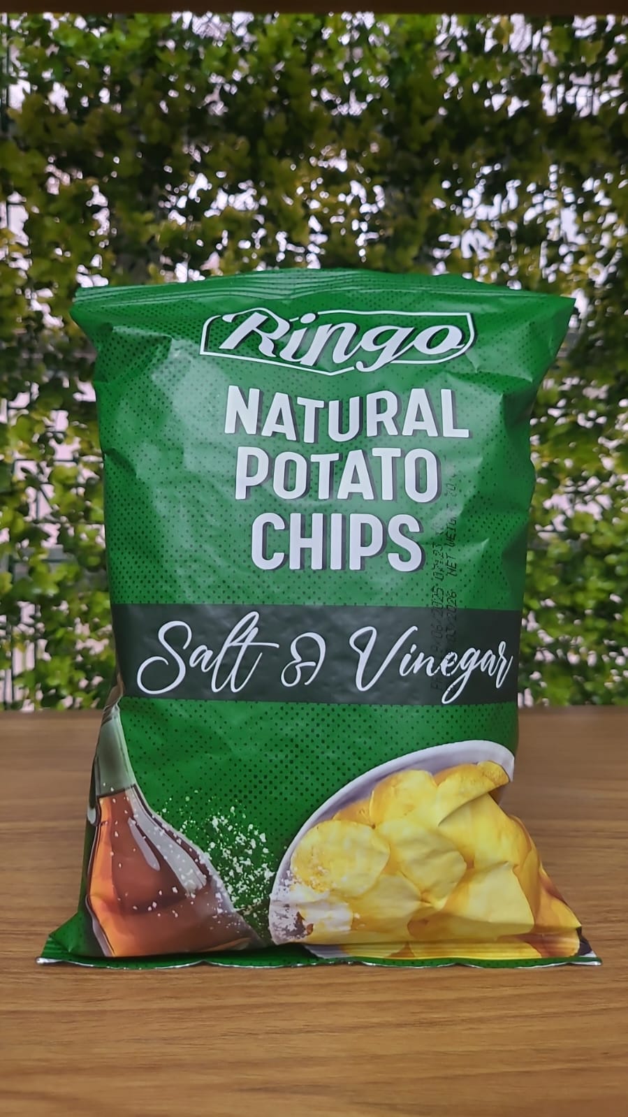 ringo natural potato chips sal e vinagre