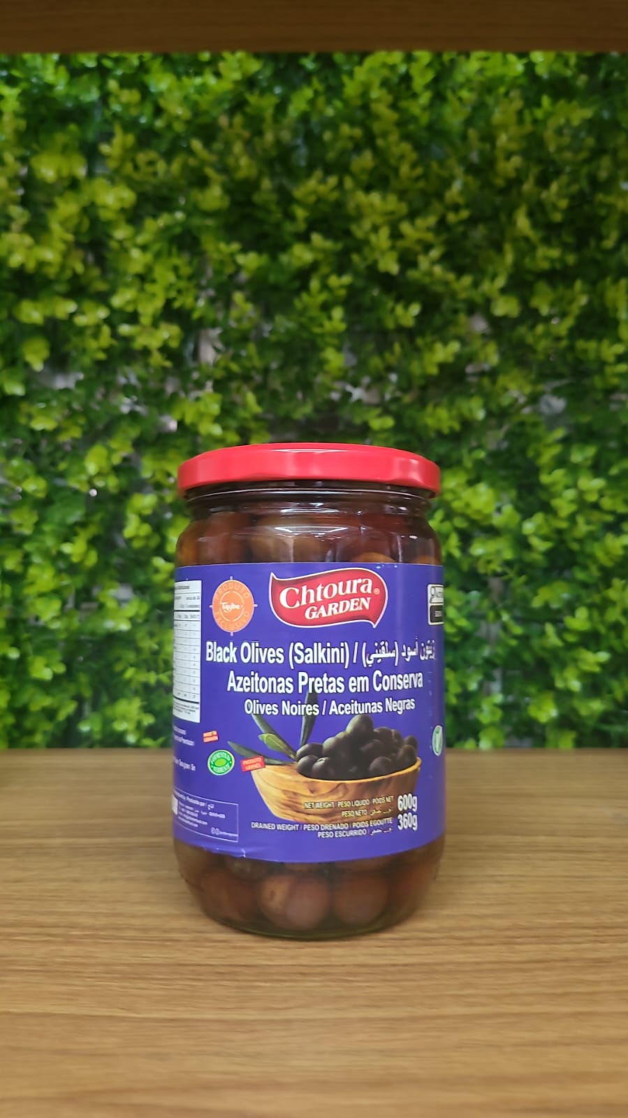 Azeitonas Pretas em conserva Chtoura Garden