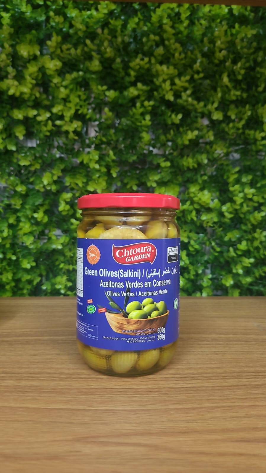 Azeitonas Verdes em conserva Chtoura Garden
